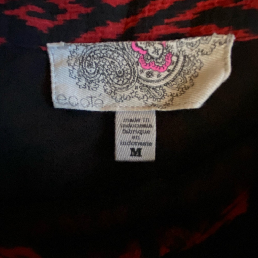 Ecoté Black & Red Skirt Size Woman’s Medium Urban Outfitters - Picture 5 of 9
